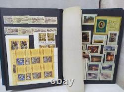 Collection d'albums de blocs de timbres de l'URSS, de la Russie et de l'ère soviétique - Thème philatélique Art