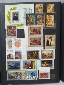 Collection d'albums de blocs de timbres de l'URSS, de la Russie et de l'ère soviétique - Thème philatélique Art