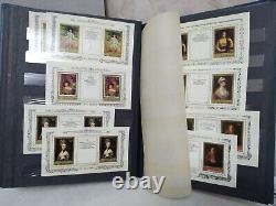 Collection d'albums de blocs de timbres de l'URSS, de la Russie et de l'ère soviétique - Thème philatélique Art