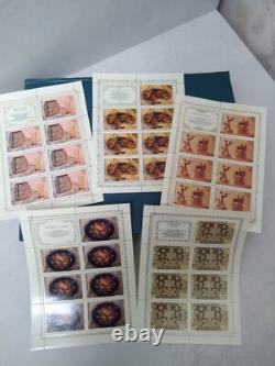 Collection d'albums de blocs de timbres de l'URSS, de la Russie et de l'ère soviétique - Thème philatélique Art