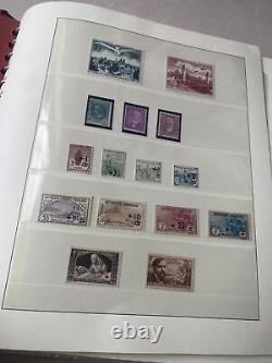 Collection d'albums de timbres PXSTAMPS France 1920-1970 sur la page Lindner MNH MH CV $3200