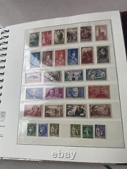 Collection d'albums de timbres PXSTAMPS France 1920-1970 sur la page Lindner MNH MH CV $3200