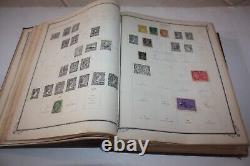 Collection d'albums de timbres Scott Brown International du 19e siècle, environ 750 timbres