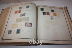 Collection d'albums de timbres Scott Brown International du 19e siècle, environ 750 timbres