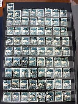 Collection d'albums de timbres de Palestine de grande valeur