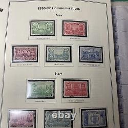 Collection d'albums de timbres-poste commémoratifs des États-Unis 1919-1969
