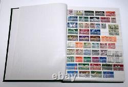 Collection d'albums de timbres semi-postaux et aériens de Suisse de 1500 timbres utilisés en Europe en condition très fine.