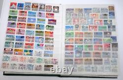 Collection d'albums de timbres semi-postaux et aériens de Suisse de 1500 timbres utilisés en Europe en condition très fine.