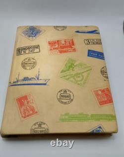 Collection d'albums de timbres vintage URSS 230 pièces