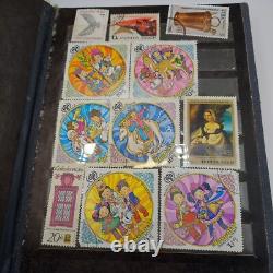 Collection d'albums de timbres vintage URSS 230 pièces