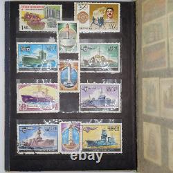Collection d'albums de timbres vintage URSS 230 pièces