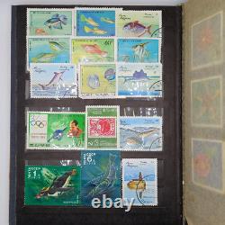 Collection d'albums de timbres vintage URSS 230 pièces
