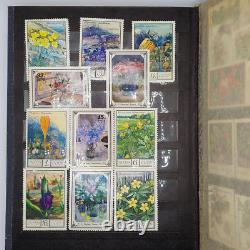 Collection d'albums de timbres vintage URSS 230 pièces