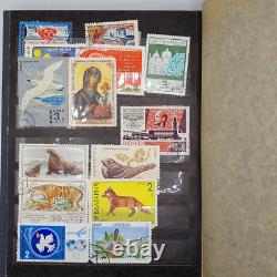 Collection d'albums de timbres vintage URSS 230 pièces