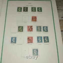 Collection de 1103 timbres France Album Yvert & Tellier Ancien Napoléon III Sage Se
