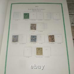 Collection de 1103 timbres France Album Yvert & Tellier Ancien Napoléon III Sage Se