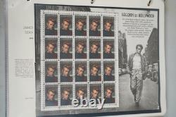 Collection de 125 timbres, 10 feuillets et 1 livret dans un album White Ace, États-Unis 1996-1997