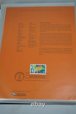Collection de 190 pages souvenirs Us 2004-2008 dans un grand classeur