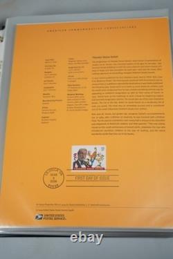 Collection de 190 pages souvenirs Us 2004-2008 dans un grand classeur