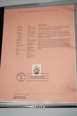 Collection de 190 pages souvenirs Us 2004-2008 dans un grand classeur