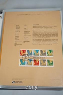 Collection de 190 pages souvenirs Us 2004-2008 dans un grand classeur