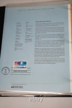 Collection de 190 pages souvenirs Us 2004-2008 dans un grand classeur