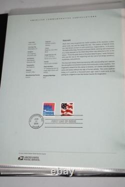 Collection de 190 pages souvenirs Us 2004-2008 dans un grand classeur