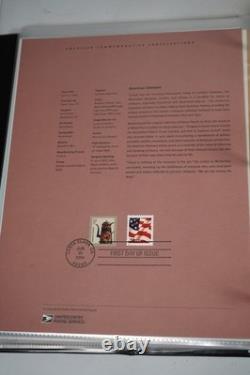 Collection de 190 pages souvenirs Us 2004-2008 dans un grand classeur