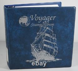 Collection de 2 400+ timbres d'Allemagne neufs et utilisés rangés dans un album