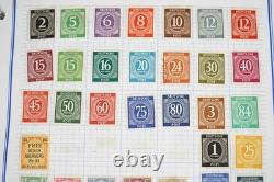 Collection de 2 400+ timbres d'Allemagne neufs et utilisés rangés dans un album