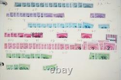 Collection de 2775+ timbres allemands neufs et utilisés stockés dans un album sur des pages de stock