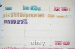 Collection de 2775+ timbres allemands neufs et utilisés stockés dans un album sur des pages de stock