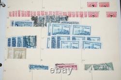 Collection de 2775+ timbres allemands neufs et utilisés stockés dans un album sur des pages de stock