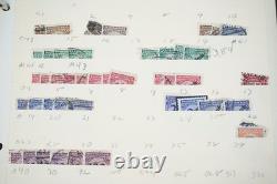 Collection de 2775+ timbres allemands neufs et utilisés stockés dans un album sur des pages de stock