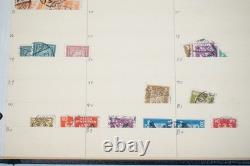 Collection de 2775+ timbres allemands neufs et utilisés stockés dans un album sur des pages de stock