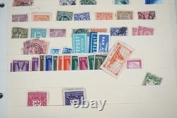 Collection de 3 800+ timbres d'Allemagne, neufs et utilisés, stockés dans un album sur des pages de stock
