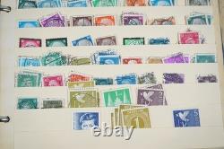 Collection de 3 800+ timbres d'Allemagne, neufs et utilisés, stockés dans un album sur des pages de stock