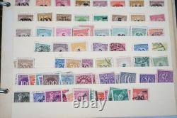 Collection de 3 800+ timbres d'Allemagne, neufs et utilisés, stockés dans un album sur des pages de stock