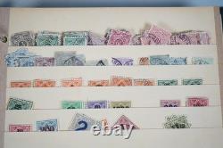 Collection de 3 800+ timbres d'Allemagne, neufs et utilisés, stockés dans un album sur des pages de stock