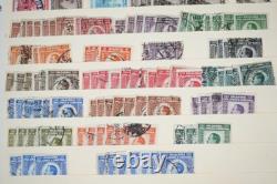 Collection de 3300+ timbres d'Europe de l'Est neufs et utilisés stockés dans un album