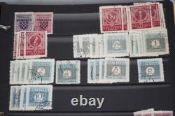 Collection de 3300+ timbres d'Europe de l'Est neufs et utilisés stockés dans un album