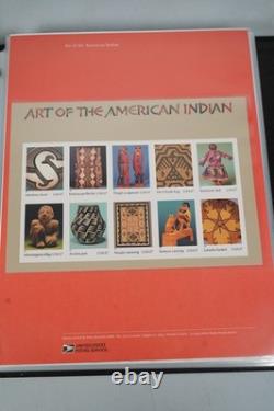 Collection de 60 panneaux de timbres commémoratifs MNH US 2004-2006 dans un album