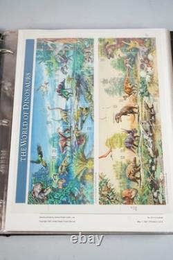 Collection de 66 panneaux commémoratifs des États-Unis 1997-1999 en album