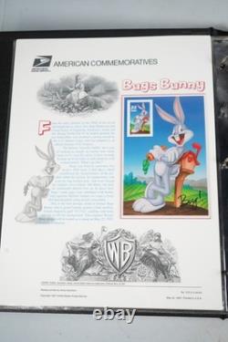 Collection de 66 panneaux commémoratifs des États-Unis 1997-1999 en album