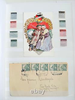 Collection de Bohême et de Moravie avec de nombreuses caractéristiques spéciales dans l'album en étui.