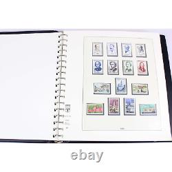 Collection de France de 1958 à 1972 dans un album de timbres neufs Lindner