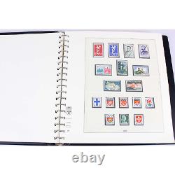 Collection de France de 1958 à 1972 dans un album de timbres neufs Lindner