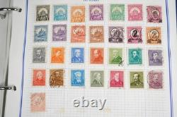 Collection de Hongrie de plus de 3 000 timbres neufs et utilisés stockés dans un album bleu