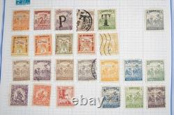 Collection de Hongrie de plus de 3 000 timbres neufs et utilisés stockés dans un album bleu