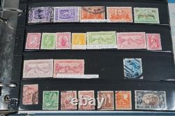 Collection de Nouvelle-Zélande de plus de 1 500 timbres neufs et usagés stockés dans un album